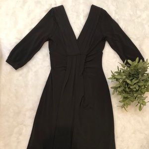 BCBGMAXAZRIA black long sleeved cocktail dress